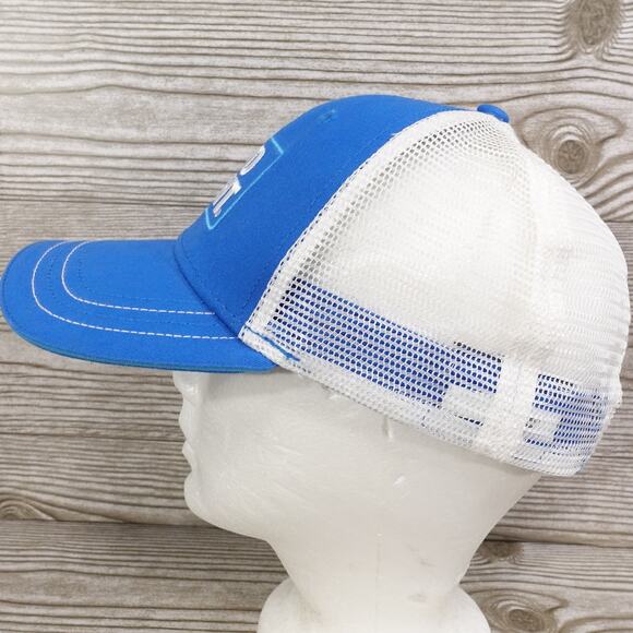 BUD LIGHT BEER PROMO LOGO BLUE VENTED SNAPBACK BASEBALL HAT CAP - Picture 4 of 8